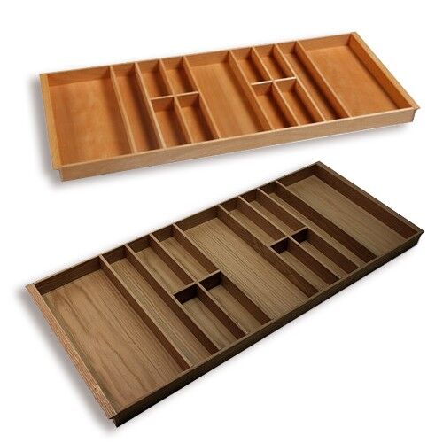 Besteckeinsatz 120er Schubl. B 1104 x T 472 mm passend für Hettich ComfortLine / GRASS DWD XP 16 mm Schubladen