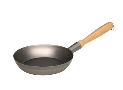 RIESS 0563-123 Eisen Holzknechtpfanne Ø 20 cm mit Holzgriff / Eisenpfanne