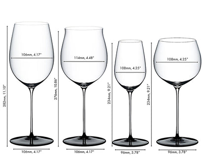 RIEDEL 5110/74 FATTO A MANO BLACK TIE Tasting Set - 4 Gläser aus Kristallglas – Bild 2