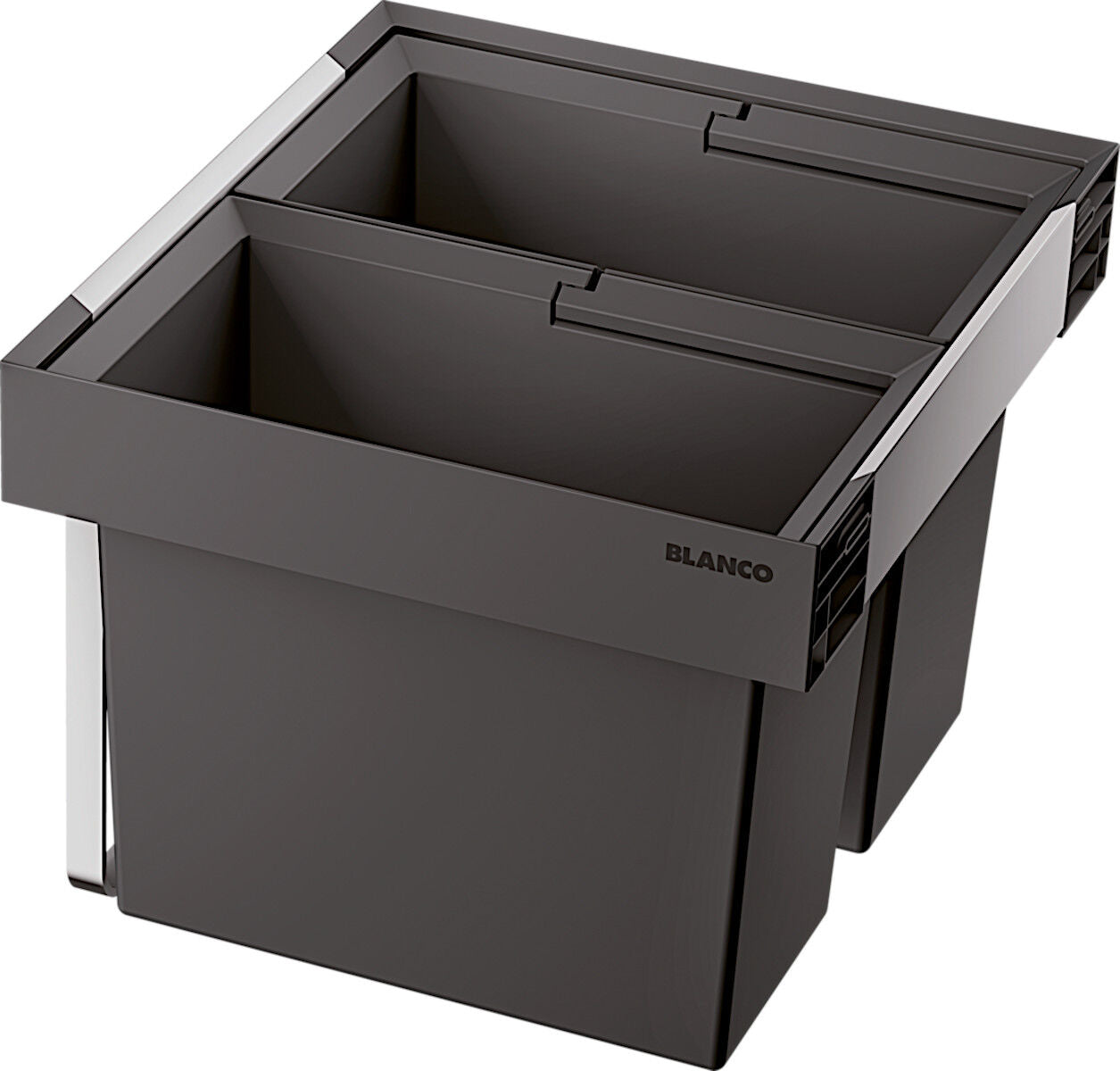 BLANCO 526639 FLEXON II LOW 50/2 Abfallsystem 38 (2x19) Liter für 50 cm Schrankbreite / für Auszugsschubladen