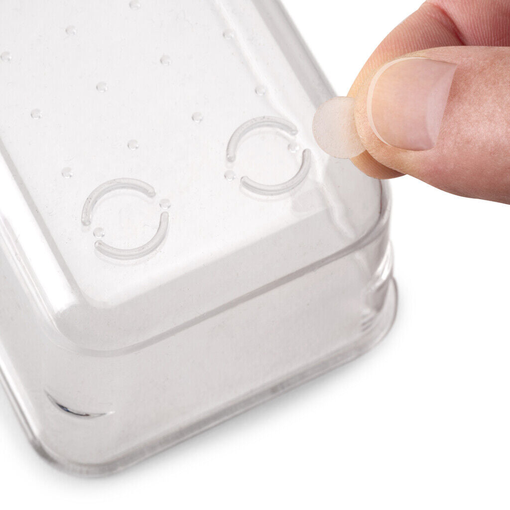 emuca Organizer-Würfel-10er Cube Kit für Schublade, Kunststoff, Transparent / Schubladen-Organizer