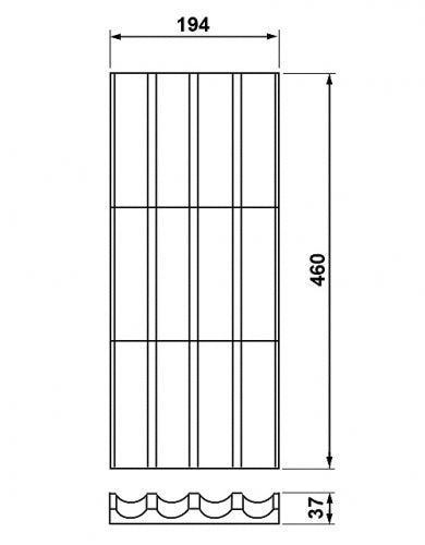 Gewürzhalter B2  B 194 x T 460mm für EASY Classic und OPTION Classic Besteckeinsätze