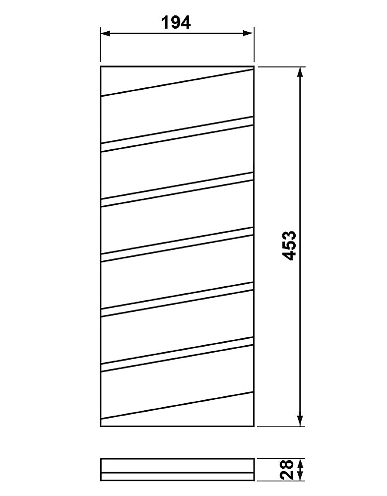 Gewürzmühlenhalter B1 für EASY CLASSIC und EASY OPTION Einsätze mit Fach "B1" / B 194 x T 453 mm / Gewürzmühlenständer / Gewürzmühlenfach