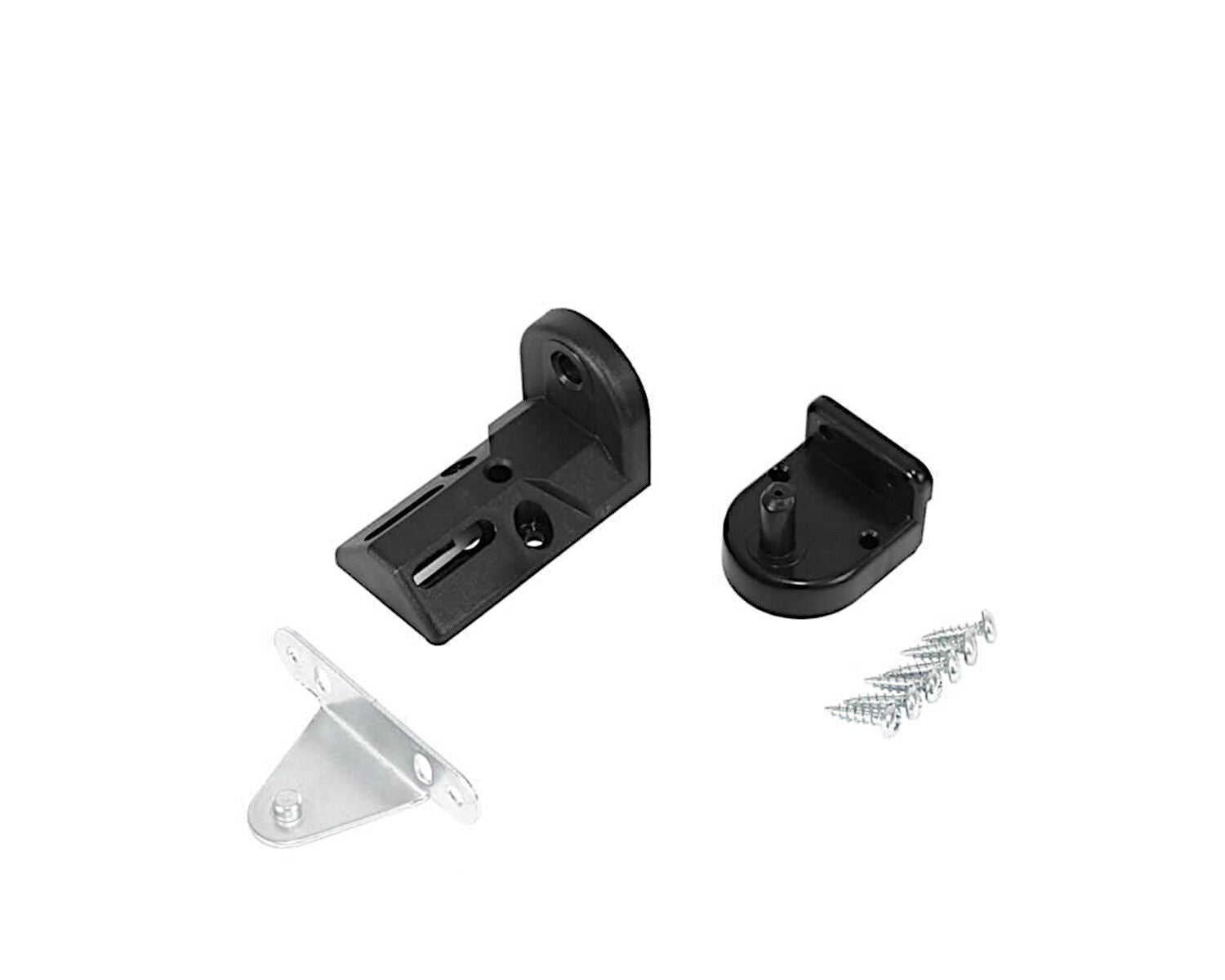 HAILO Montagezubehör in schwarz für Mono 12, Mono 15 und Compact-Box M / Montageset / Befestigung