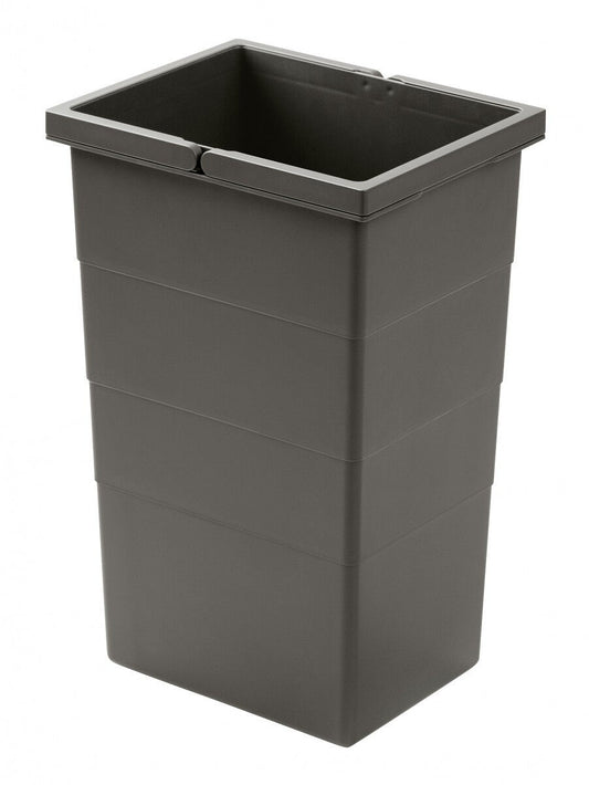 HAILO 1220359 Inneneimer 13 Liter in basaltgrau für Abfallsorter CARGO-Synchro u. Triple XL / Eimer / Ersatzeimer /…
