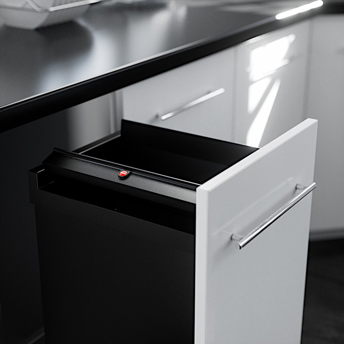 HAILO 3273101 Wertstoffbox 53 Liter ab 40 cm Unterschrank mit Auszugsschublade / Mülleimer – Bild 5