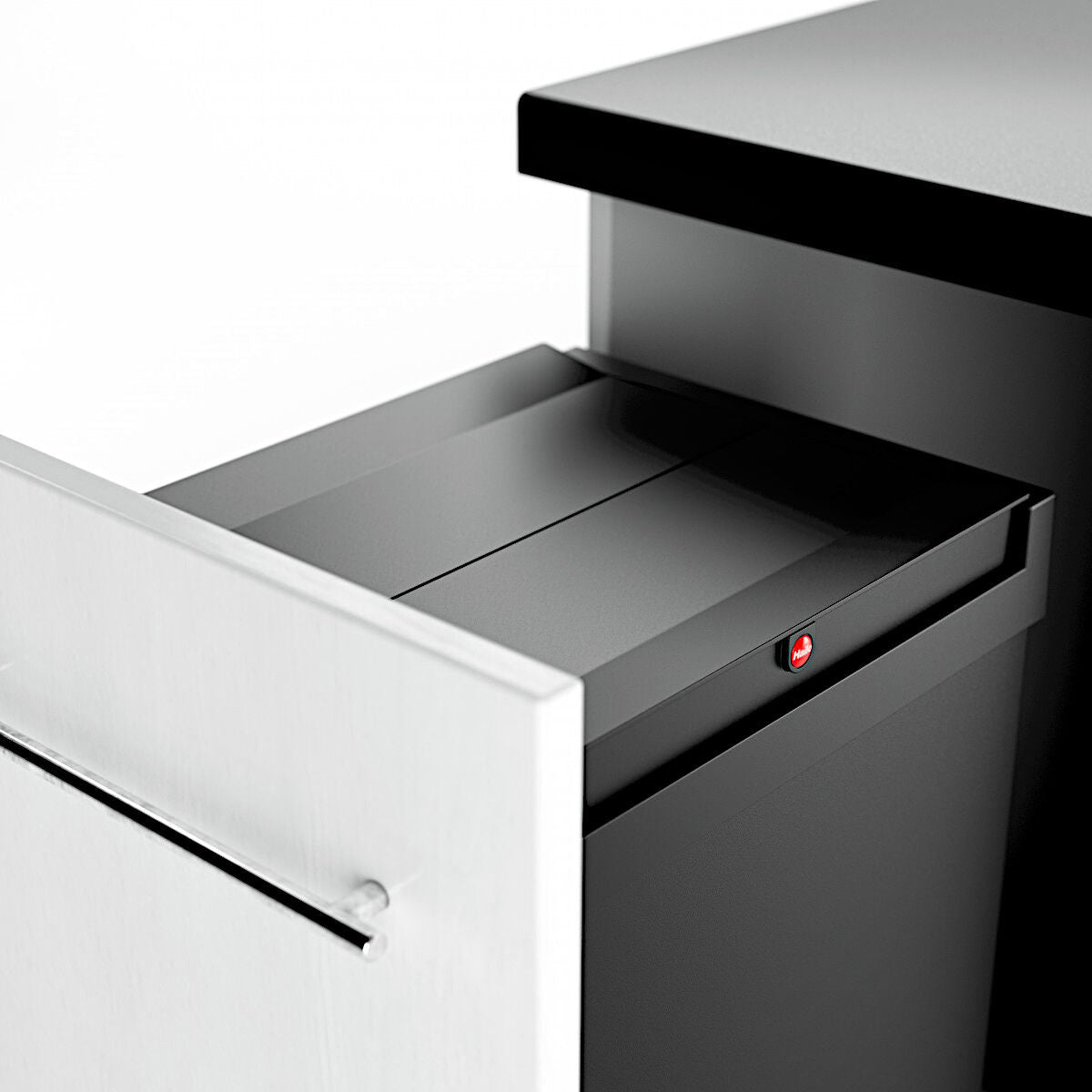 HAILO 3273101 Wertstoffbox 53 Liter ab 40 cm Unterschrank mit Auszugsschublade / Mülleimer – Bild 4