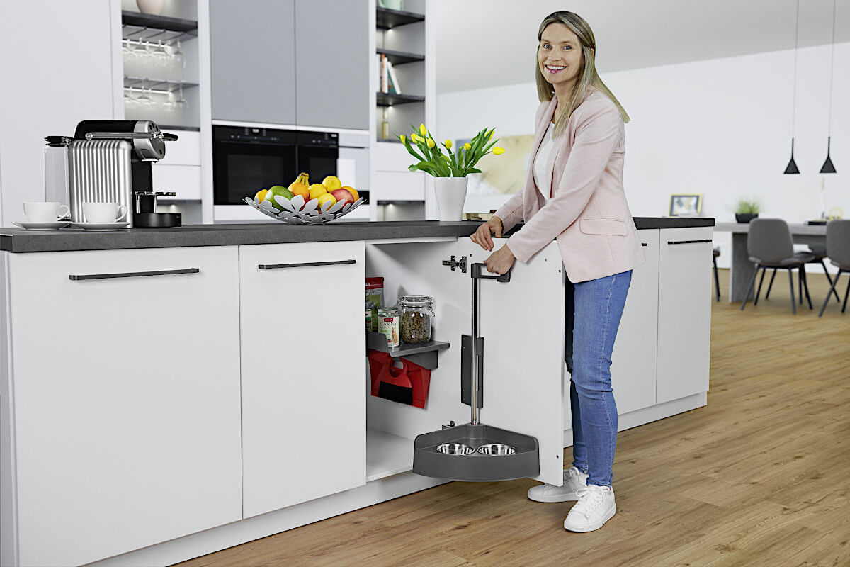 HAILO 3291001 Futterstation KATZE für Unterschrank ab 40 cm / Futtermittelstation – Bild 5