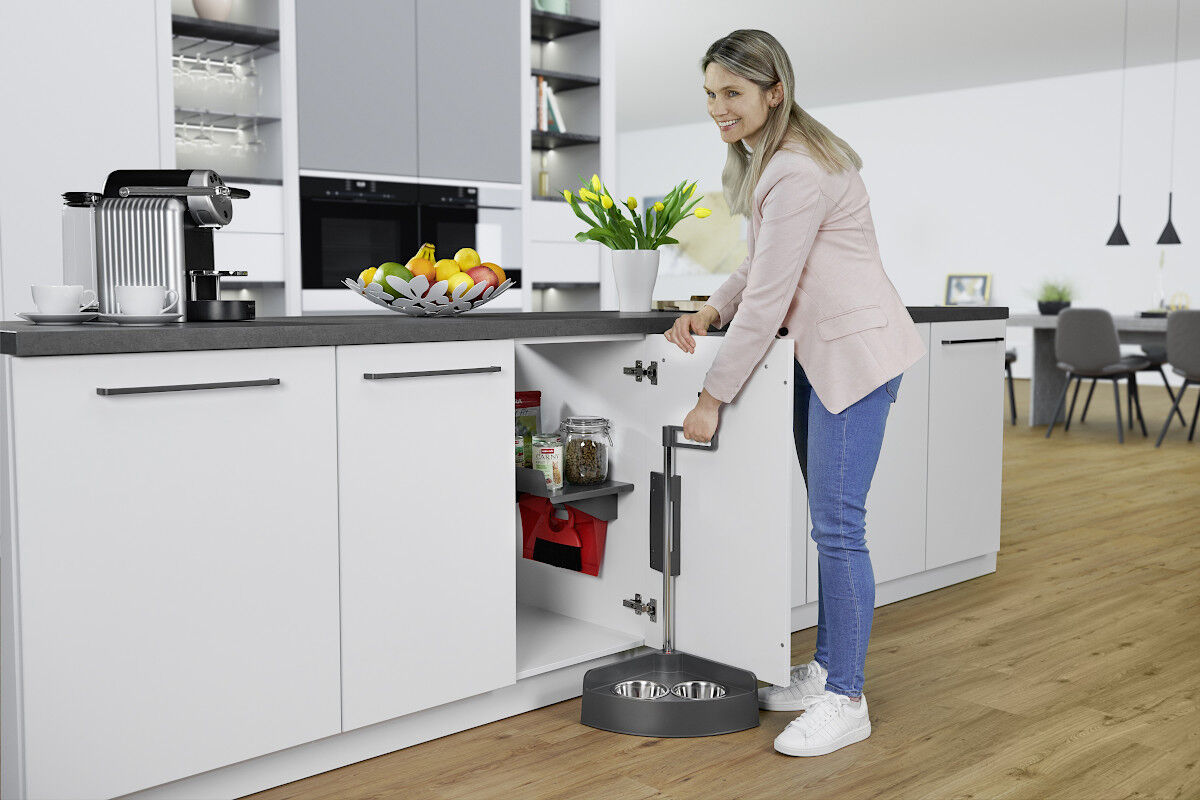 HAILO 3291001 Futterstation KATZE für Unterschrank ab 40 cm / Futtermittelstation – Bild 6