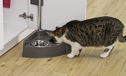 HAILO 3291001 Futterstation KATZE für Unterschrank ab 40 cm / Futtermittelstation – Bild 3