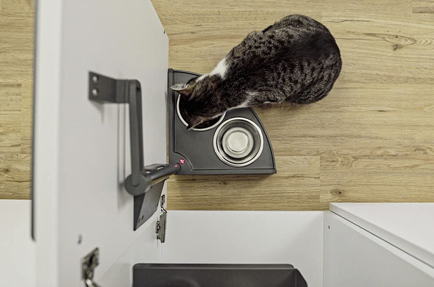 HAILO 3291001 Futterstation KATZE für Unterschrank ab 40 cm / Futtermittelstation – Bild 4