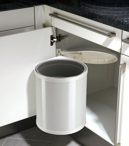 HAILO 3555-001 Compact-Box M Einbau-Mülleimer WEISS mit Deckel-Lift-System / ab 40 cm Schrankbreite – Bild 3