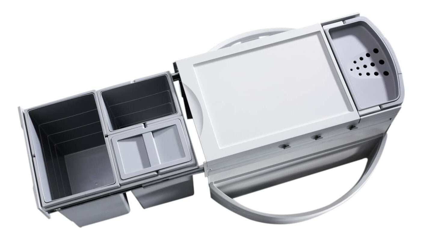 HAILO AS Rondo Comfort 20/10/10/D/KS/ME mit 40 Liter Abfallvolumen / Abfallsorter / Mülleimer