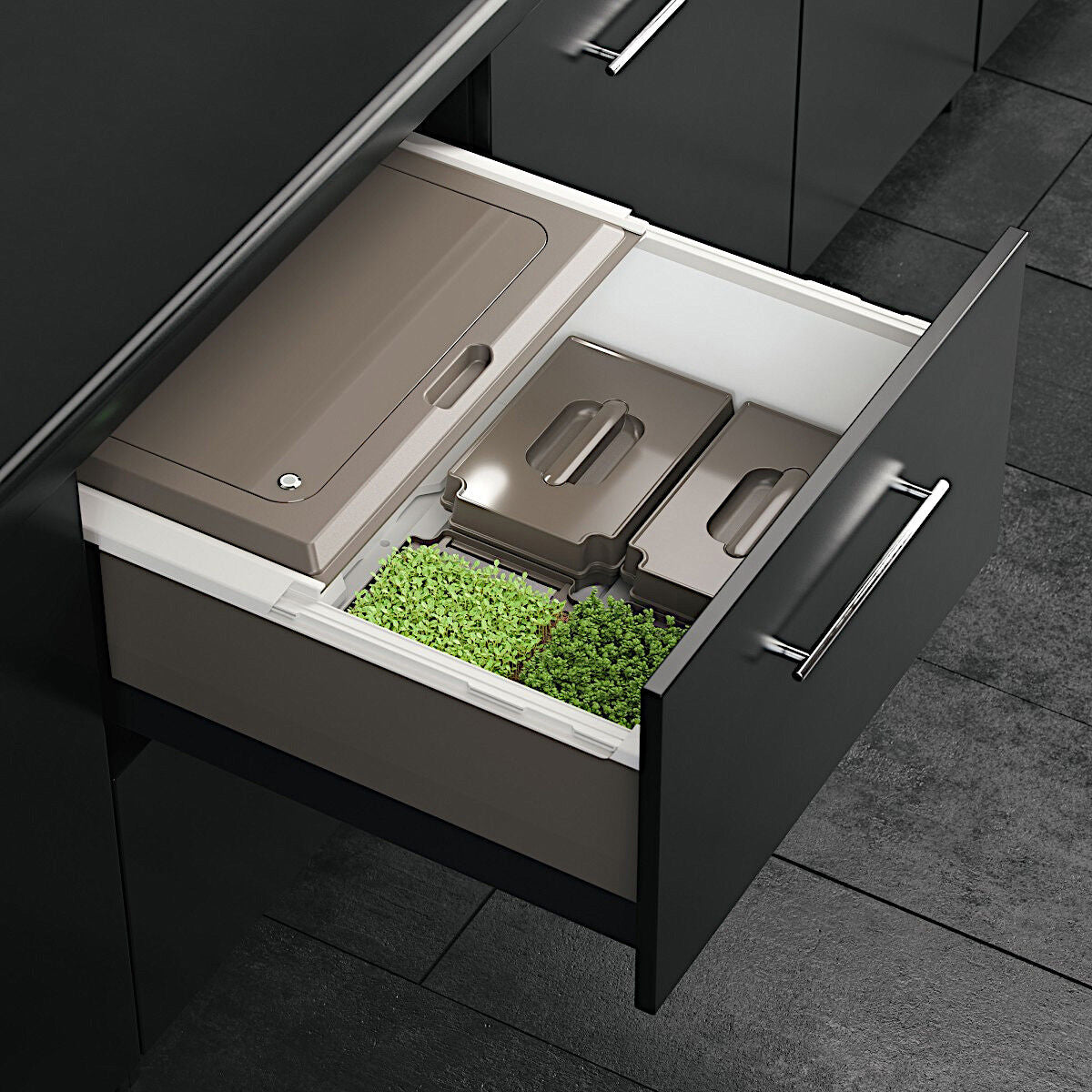 HAILO Micro Garden smartes Einbausystem zur Anzucht von Microgreens / ab Schrankbreite 60 cm – Bild 6