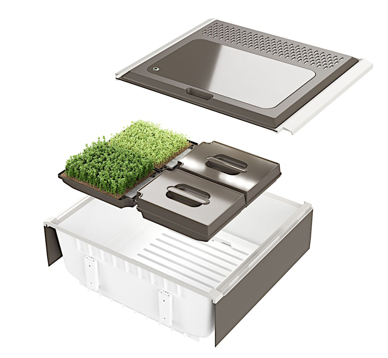HAILO Micro Garden smartes Einbausystem zur Anzucht von Microgreens / ab Schrankbreite 60 cm – Bild 5