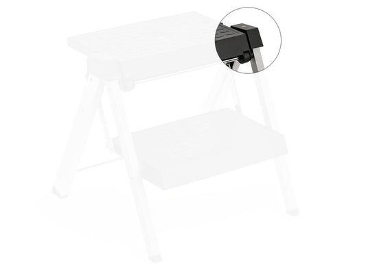 HAILO 1047699 Abdeckkappe rechts für Trittleiter STEP-FIX in Graphitgrau / Kappe / Ersatzteil