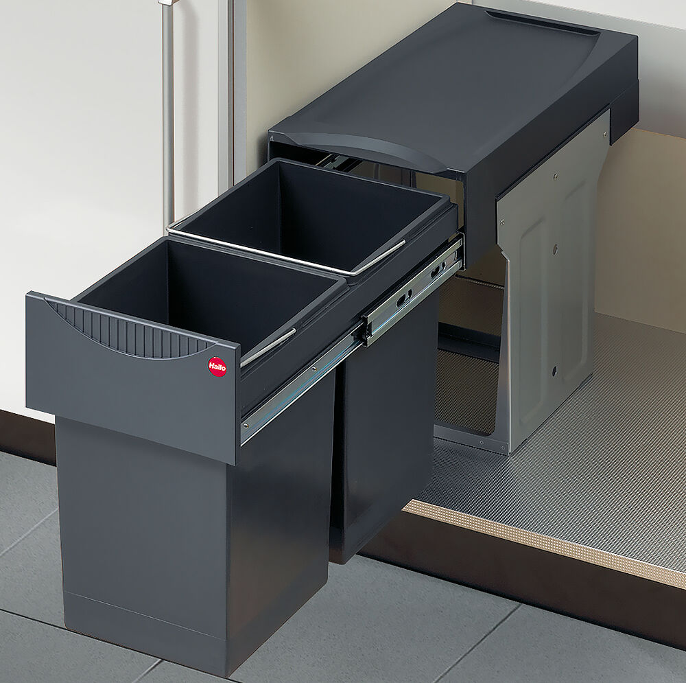 HAILO 3666-10 Abfallsorter 30 (2x15) Liter TANDEM ab 30 cm Schrankbreite – Bild 5