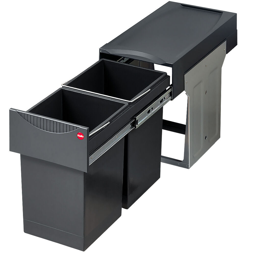 HAILO 3666-10 Abfallsorter 30 (2x15) Liter TANDEM ab 30 cm Schrankbreite