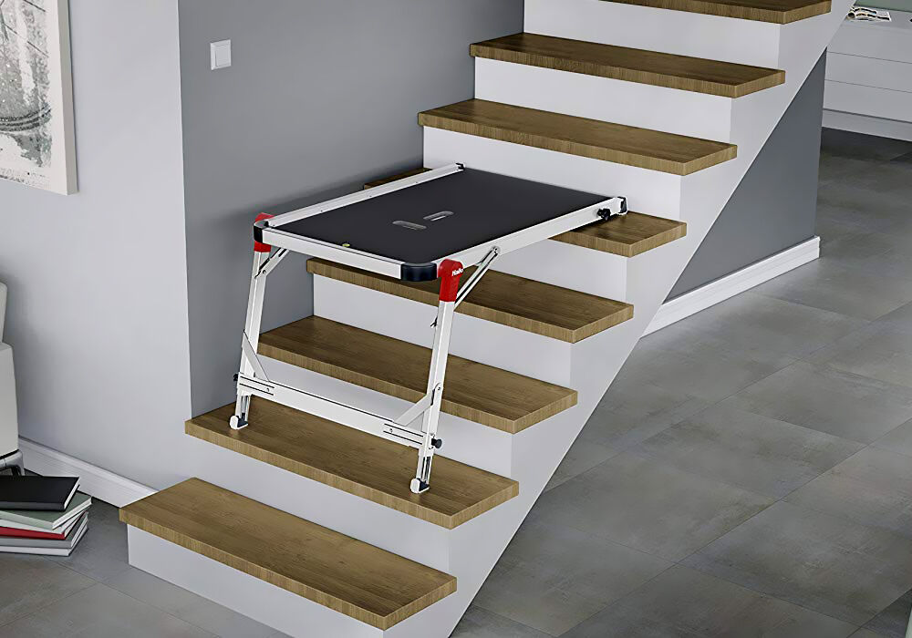 HAILO Treppenpodest TP 1 flexibel anpassbar und zusammenklappbar / Arbeitsplattform – Bild 6