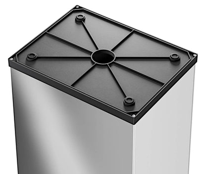 Hailo Big-Box Swing XL - Schwarz mit selbstschließendem Schwingdeckel / Standmülleimer – Bild 4