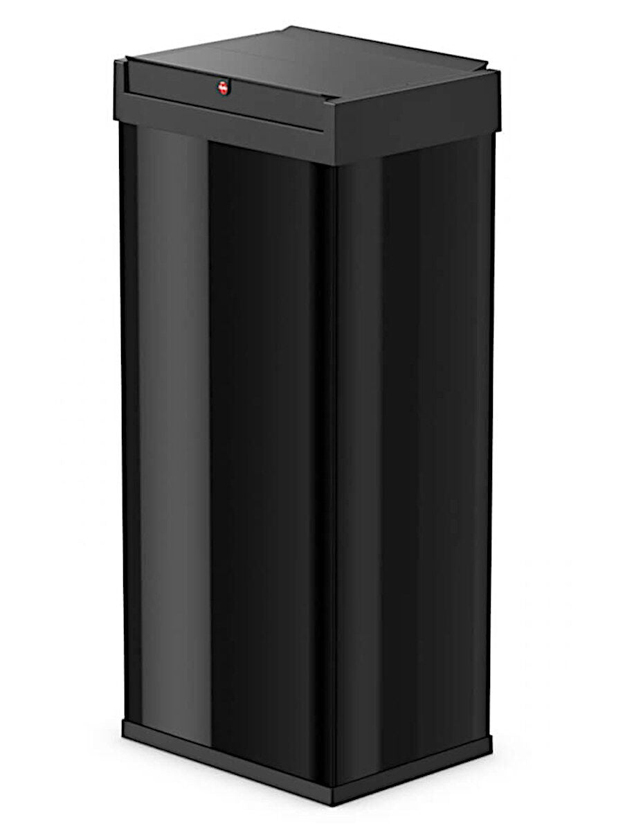 Hailo Big-Box Swing XL - Schwarz mit selbstschließendem Schwingdeckel / Standmülleimer