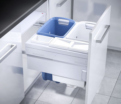 HAILO 3270611 Laundry Carrier 600 mit synchronisiertem Überauszug / TIDY 4-fach Wäschebehälterauszug / Wäschebox /… – Bild 3