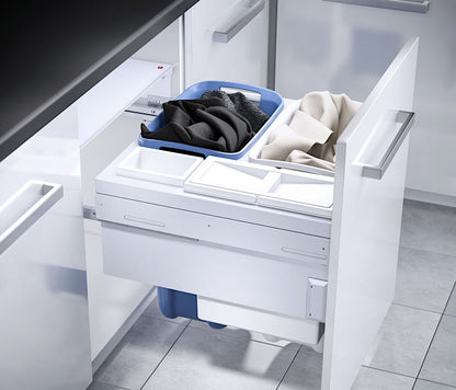 HAILO 3270611 Laundry Carrier 600 mit synchronisiertem Überauszug / TIDY 4-fach Wäschebehälterauszug / Wäschebox /… – Bild 4