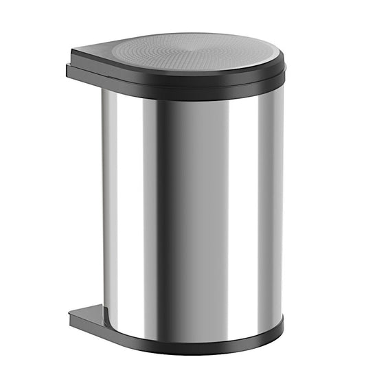 HAILO Abfallsorter MONO 20 mit 20 Liter Abfallvolumen ab 40 cm Schrankbreite, Edelstahl / schwarz / HAILO 3520001