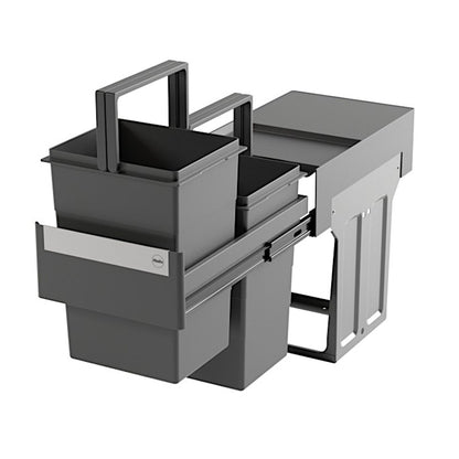 HAILO Abfallsorter TANDEM 13/13 ab 40 cm Schrankbreite / AS Tandem 4. Generation – Bild 3