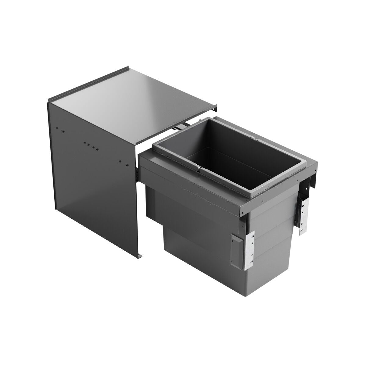 HAILO 3608611 AS Cargo Aqua 600 28 mit 28 Liter Volumen für 60 cm Schrankbreite / Abfalltrennsystem