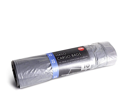 10er SET HAILO Müllbeutel Cargo Bag 55 CS - 10 Stück auf Rolle - 55 Liter / Mülleimerbeutel / Mülltüte / Abfallbeutel – Bild 2