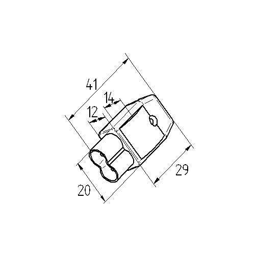 HV-Stecker 2-polig schraubbar mit Zugentlastung / HV-Stecksystem / Thebo-Licht / Anschluss / Stecksystem – Bild 2
