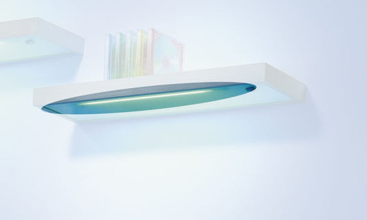 THEBO Austauschssatz zu E 8000 Glasbodenleuchte T5 Aluminium mit 900 mm Länge / Leuchteinsatz / Regalleuchte