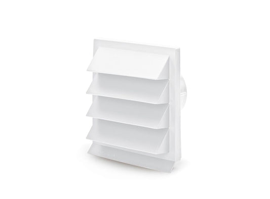 K-JAL 100 Außenjalousie in weiß mit Rückstauklappe / Compair norm System 100