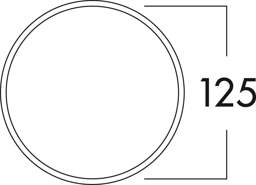 Mauerkasten K-Klima-R 125 mit Rundrohranschluss Ø 125 a / Compair flow / Compair round (System Ø 125) – Bild 2