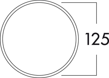 Mauerkasten K-Klima-R 125 mit Rundrohranschluss Ø 125 a / Compair flow / Compair round (System Ø 125) – Bild 2