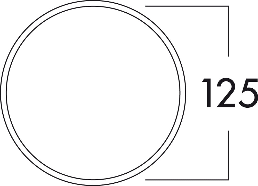 Mauerkasten K-Klima-R 125 mit Rundrohranschluss Ø 125 a / Compair flow / Compair round (System Ø 125)
