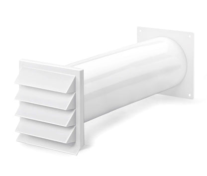 K-KLIMA-R 150/150 Mauerkasten mit Anschluss Rundrohr 150 mm / Teleskop-Mauerkasten / Compair flow (System Ø 150) – Bild 3