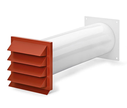 Mauerkasten K-Klima-R 125 mit Rundrohranschluss Ø 125 a / Compair flow / Compair round (System Ø 125) – Bild 4