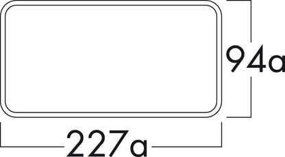 K-KLIMA-R flow 150 Mauerkasten mit Rechteck-Anschluss 227a x 94a mm / Teleskop-Mauerkasten / Compair flow (System Ø 150) – Bild 2