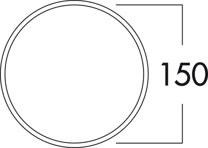 K-KLIMA-R 150/150 Mauerkasten mit Anschluss Rundrohr 150 mm / Teleskop-Mauerkasten / Compair flow (System Ø 150) – Bild 2