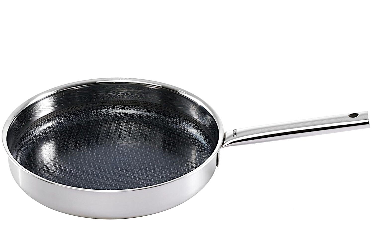 KELOMAT 3522-327 PRIME Edelstahl Bratpfanne 24 cm mit Wabenstruktur kratzfest / Hexagon – Bild 3