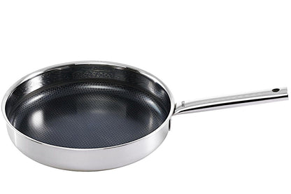 KELOMAT 3522-327 PRIME Edelstahl Bratpfanne 24 cm mit Wabenstruktur kratzfest / Hexagon – Bild 3