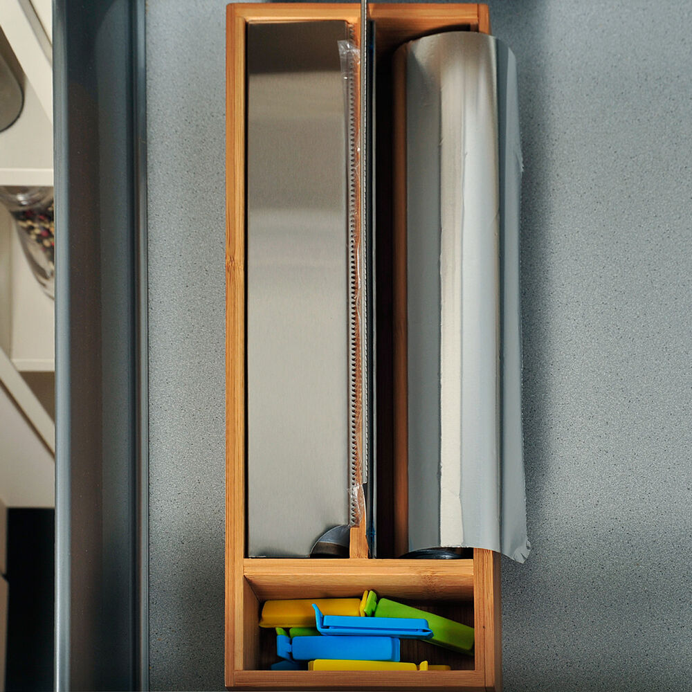 KESPER 58040 Folienspender aus zertifiziertem Bambus / Folienabroller