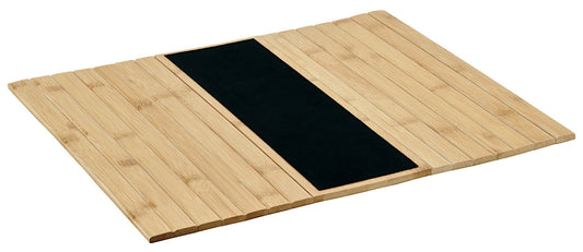 KESPER Flexibles Sofatablett 42 x 32 x 0,7 cm aus Bambus mit Filzeinsatz / Sofaablage