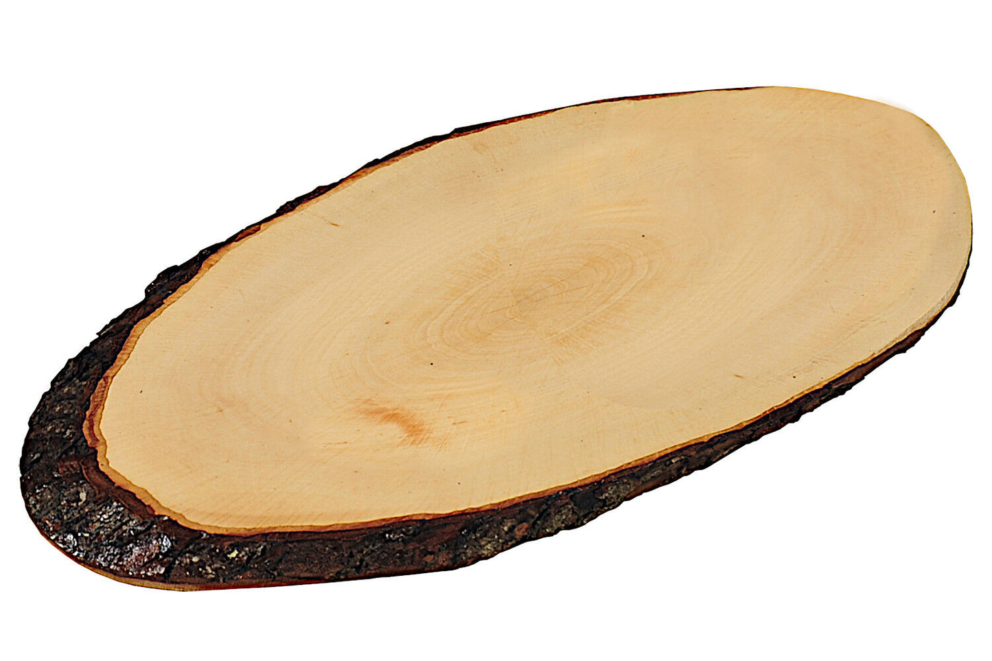 KESPER Rindenservierbrett 61200 aus Erlenholz Länge ca. 35 - 39 cm / Vesperbrett / Brotzeitbrett
