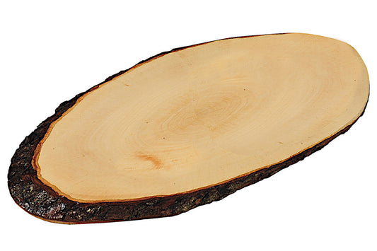 KESPER Rindenservierbrett 61200 aus Erlenholz Länge ca. 35 - 39 cm / Vesperbrett / Brotzeitbrett