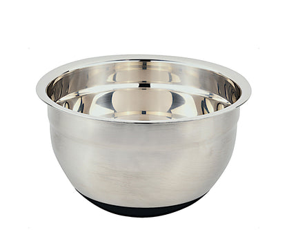 KESPER Rührschüssel 20 cm aus Edelstahl mit Silikonboden / Edelstahlschüssel
