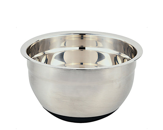 KESPER Rührschüssel 20 cm aus Edelstahl mit Silikonboden / Edelstahlschüssel