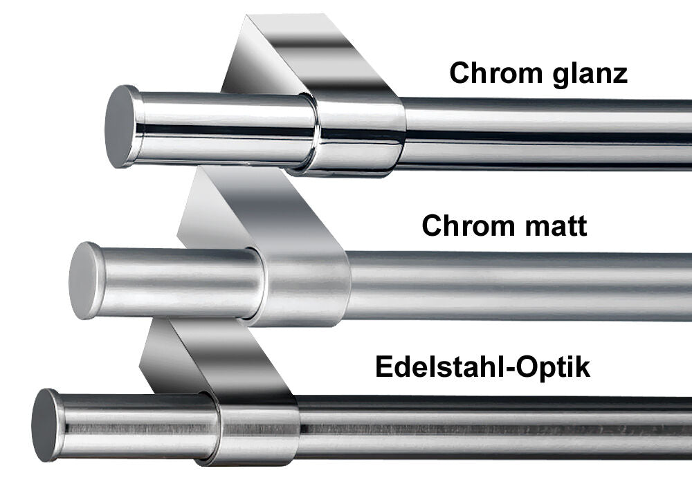 Relingsystem LINERO K 16 Set - Edelstahl-Optik - in 600 mm Länge / Ordnungssystem / Küchenreling / kesseböhmer